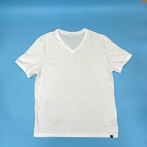 Threads 4 Thoughts V-Neck White Tee